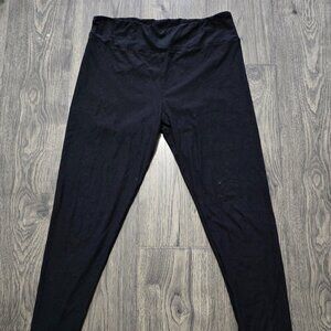 LuLaRoe Tall & Curvy (TC) Black Leggings — Full Length, Stretchy & Comfortable